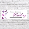 Delicate Butterflies Arrow Sign