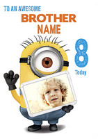 Despicable Me 2 - Awesome Brother Minion Card - A6 - By Funky Pigeon