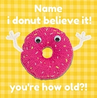 Donut Believe It Personalised Card - Large Square - By Funky Pigeon