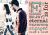 E is for Engaged Card with Photo Upload - Personalised - Giant - By Funky Pigeon