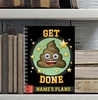 Emoji Personalised Notebook - Get Poo Done [A5]