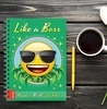 Emoji Personalised Notebook - Like a Boss [A6]