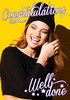 Essentials - Congratulations Card Well Done Full Photo Upload - A6 - By Funky Pigeon