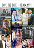 Essentials - Wedding Save the Date Card Multi Photo Upload - Large (A4) - By Funky Pigeon