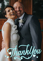 Essentials - Wedding Thank You Card Full Photo Upload - Large (A4) - By Funky Pigeon