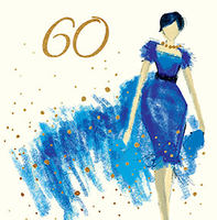 Fashion Show 60th Birthday Card - Giant Square - By Funky Pigeon