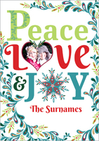 Folklore Peace Love & Joy Poster