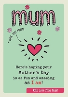 Fun and Amazing like I am personalised Card - Large (A4) - By Funky Pigeon