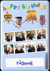 Funny Food Multi Photo Birthday Card - Large (A4) - By Funky Pigeon