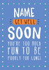 Get Well Soon Card - Too Much Fun To Be Poorly - Personalised - Large (A4) - By Funky Pigeon