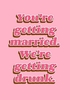 Getting Married Getting Drunk - Wedding Card - A5 - By Funky Pigeon