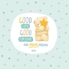 Good Luck Fortune Personalised Card - Giant Square - By Funky Pigeon