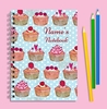 Hello Cupcake Notebook [A4]