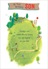 In The Park Son Birthday Card - Giant - By Funky Pigeon