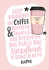 Keep Doing Things Encouragment Card - Personalised - A5 - By Funky Pigeon