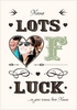 Lots Of Luck Card - Personalised with Photo - Large (A4) - By Funky Pigeon