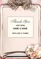 Love Labels - Wedding Thank You - A6 - By Funky Pigeon