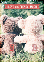 Love You Beary Much Card - A6 - By Funky Pigeon