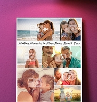 Making Memories With My Mum Multi Photo Canvas [Canvas-Portrait-20x30]