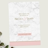 Marble Typography Order of Service Booklet