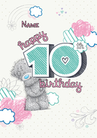 Me To You - Happy Heart 10th Birthday Card - Large (A4) - By Funky Pigeon