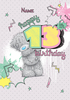 Me To You - Symbols 13th Birthday Card - Large (A4) - By Funky Pigeon