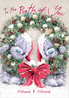 Me To You For Both Of You Christmas Card - Personalised - A5 - By Funky Pigeon