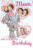 Me To You Mum Multi Photo Upload Birthday Card - Large (A4) - By Funky Pigeon
