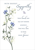 Memories in Your Heart Condolence Card - A6 - By Funky Pigeon