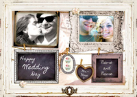 Memory Box - Wedding Congrats - A6 - By Funky Pigeon