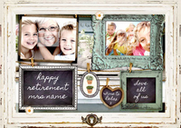 Memory Box Retirement Card - Personalised with Photo Upload - Large (A4) - By Funky Pigeon