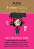 Miss Clever Clogs Graduation Card - A6 - By Funky Pigeon