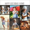 Multi-Photo Collage Card - Giant Square - By Funky Pigeon