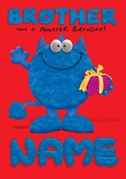My Monster - Brother Birthday - A5 - By Funky Pigeon