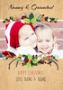 Nanny & Grandad Happy Christmas Card From Kids - Photo Upload - Large (A4) - By Funky Pigeon