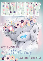 Nanny Me To You Personalised Birthday Card - A5 - By Funky Pigeon