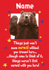 Not Normal Without You Leaving Card - Personalised - A6 - By Funky Pigeon