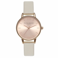 Olivia Burton Midi Dial Mink Strap Watch