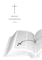 On Your Confirmation Card - Personalised - White - A6 - By Funky Pigeon