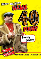 Only Fools - Age 40 - A6 - By Funky Pigeon