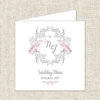 Ornate Love Birds Table Menu