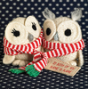Owl Christmas Card To Both Of You - Personalised - Square - By Funky Pigeon