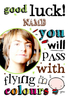Pass With Flying Colours Good Luck Exams Card - Photo Upload - Large (A4) - By Funky Pigeon