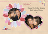 Patchwork - Birthday Card Happy Birthday to You Photo Upload - Giant - By Funky Pigeon
