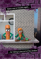 Pea Out The Window Greeting Card - A6 - By Funky Pigeon