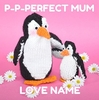 Perfect Mum Greeting Card - Knit & Purl - Large Square - By Funky Pigeon