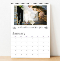 Personalised A4 Photo Wedding Calendar