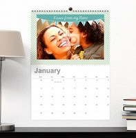 Personalised Desktop Photo & Bunting Calendar
