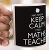 Personalised Mug - Keep Calm Maths Teacher [Colour]