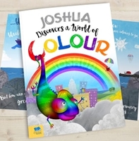 Personalised Name Discovers a World of Colour Book From